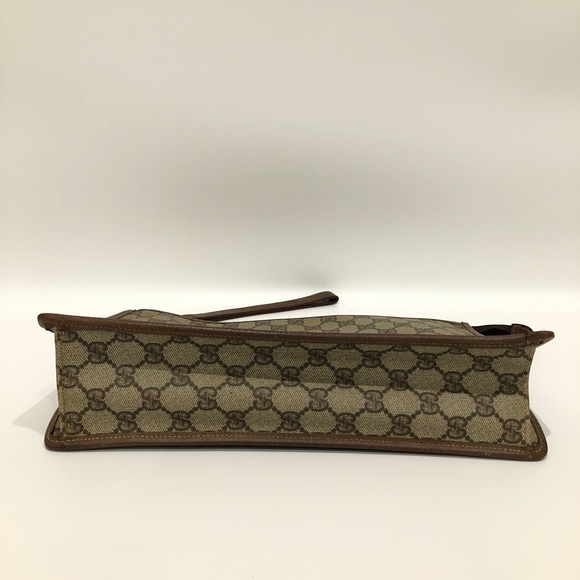 Gucci Brown GG Supreme Zip Pouch Sku#85251 (Gently used, corners re-color) - Picture 4 of 15